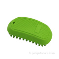 Brosse de douche pour animaux de compagnie pour chats de toilettage brosse de bain